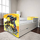 Ліжко Трансформери для хлопчика, дитячі меблі King Queen, фото 3
