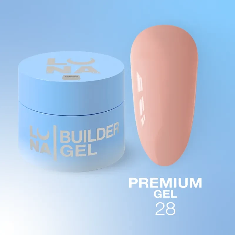 Гель для нарощення нігтів LunaMoon Gel Premium №28, 30 мл, фото 1