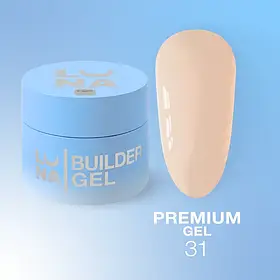 Гель для нарощення нігтів LunaMoon Gel Premiuml №31, 30 мл
