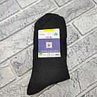 Шкарпетки чоловічі високі весна/осінь р.25 (39-41) чорні льон х/б СТИЛЬ ЛЮКС 30039541, фото 2