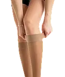 Компресійні гольфи від варикозу арт.850 Р RELAXSAN BASIC 140 DEN PLUS 2 клас компресії закритий носок, фото 4