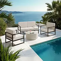 Стильний комплект для тераси або саду Comosa на 4 персони