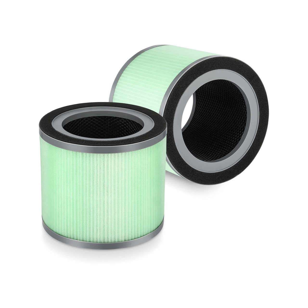 Фільтр для очищувача повітря Evoair Yuvo&YuvoSpin, 3 в 1, попередній фільтр, справжній HEPA-фільтр, фільтр з активованим вугіллям, фото 1