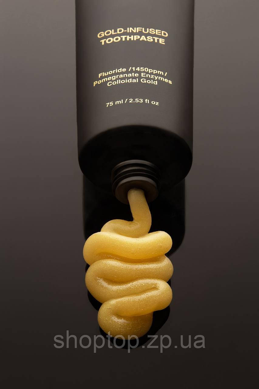 Зубна паста Solident Gold-Infused Toothpaste з колоїдним золотом, фото 1