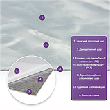 Самоклеюча плитка PET 60х30см для стін, декоративна ПЕТ панель самоклейка під мармур глянсова SW-00001681, фото 4