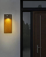 Настінний світильник CARRON з датчиком руху, сірий