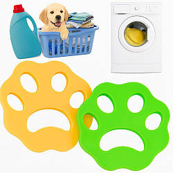 Силіконова лапка для видалення шерсті під час прання, 1шт, Колір Рандом / Лапка від шерсті для пральної машини