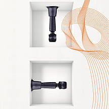 Присосок для вібромасажера Manwan HOLDEN Black Plum, силікон, фото 3