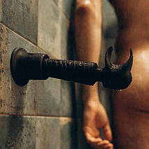 Присосок для вібромасажера Manwan HOLDEN Black Plum, силікон, фото 4