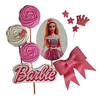 Набір цукрових прикрас "Барбі" Преміум ТМ"Iryska"