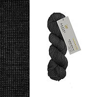 Gazzal WOOL STAR (Газзал Вул Стар) №3802 темно-сірий (Пряжа мериносова вовна нитки для в'язання)