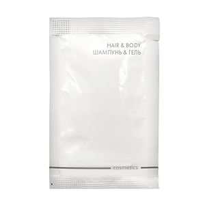 Шампунь-гель 2в1 MIX 10 мл, одноразовий для готелів, 1/500