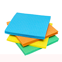 Серветки целюлозні 60 шт., прогумовані, 16*16 см, асортимент, 1/30