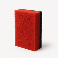 Губки кухонні Econom Пром Де Люкс, червоні, 15 шт. (95*70*30), 1/45