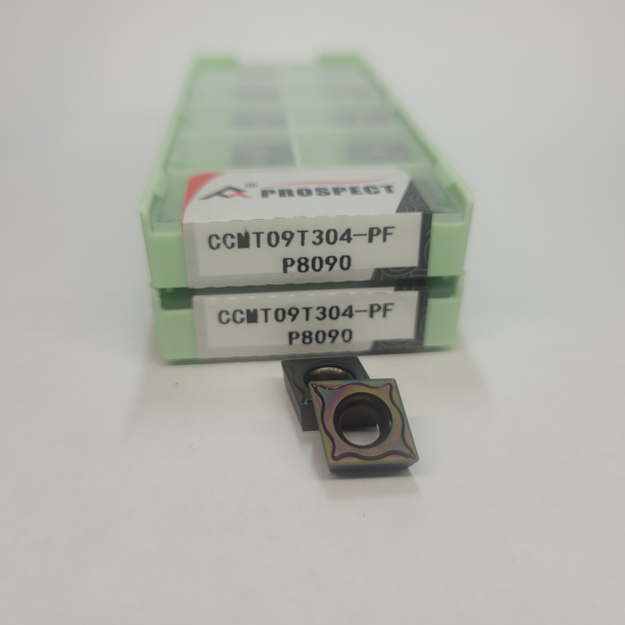 CCMT09T304-PF P8090 PROSPECT (Сталь, Гартований) Твердосплавна пластина