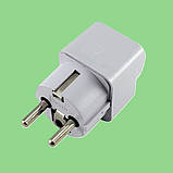 Перехідник для триконтактної англійської електричної вилки, фото 2