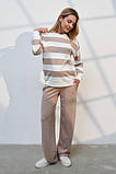 Костюм для вагітних та годування Lima бежевий у смужку, фото 4