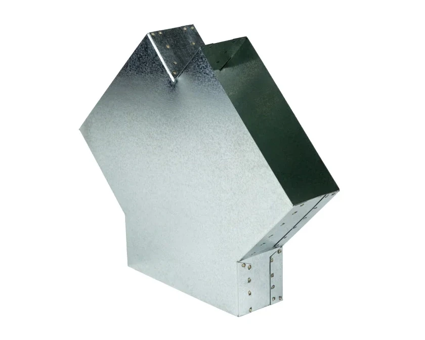 Трійник вентиляційний штани вузький 90° 50х150 оцинк, фото 1