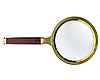 Лупа ручна "Червоне дерево" 90 мм, Збільшувальне скло, фото 2