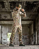 Літній еластичний тактичний костюм agony мультикам НП4879, фото 3