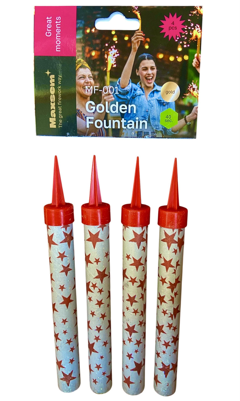 Тортова свічка 12,5 см горіння 40 сек Maxsem MF-001 Happy Birthday, 4 шт/уп