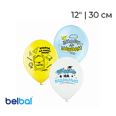 Принт 227 BELBAL-ББ 12" Знову до школи - асорті