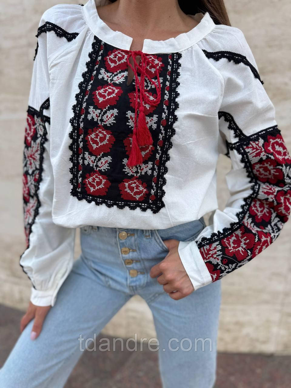 Блуза вишиванка жіноча, фото 1