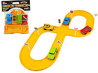 Ігровий набір "Автотрек ТехноК" з машинками та знаками.