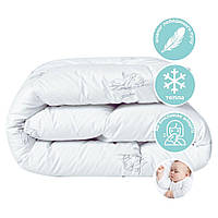 Ковдра дитяча в ліжечко Super Soft 100х135 см PAPAELLA штучний пух антиалергенна зимова тепла