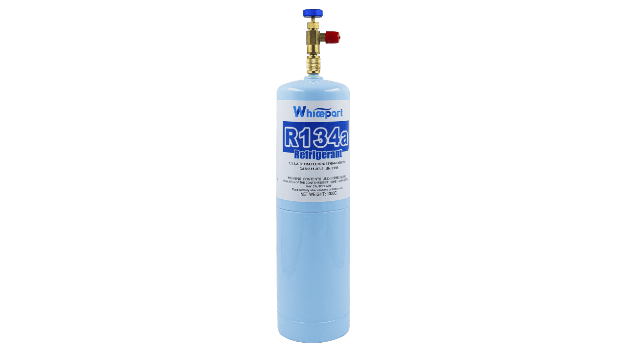 Фреон R-134a, 1000 г (з краном і клапаном), Whicepart, фото 1