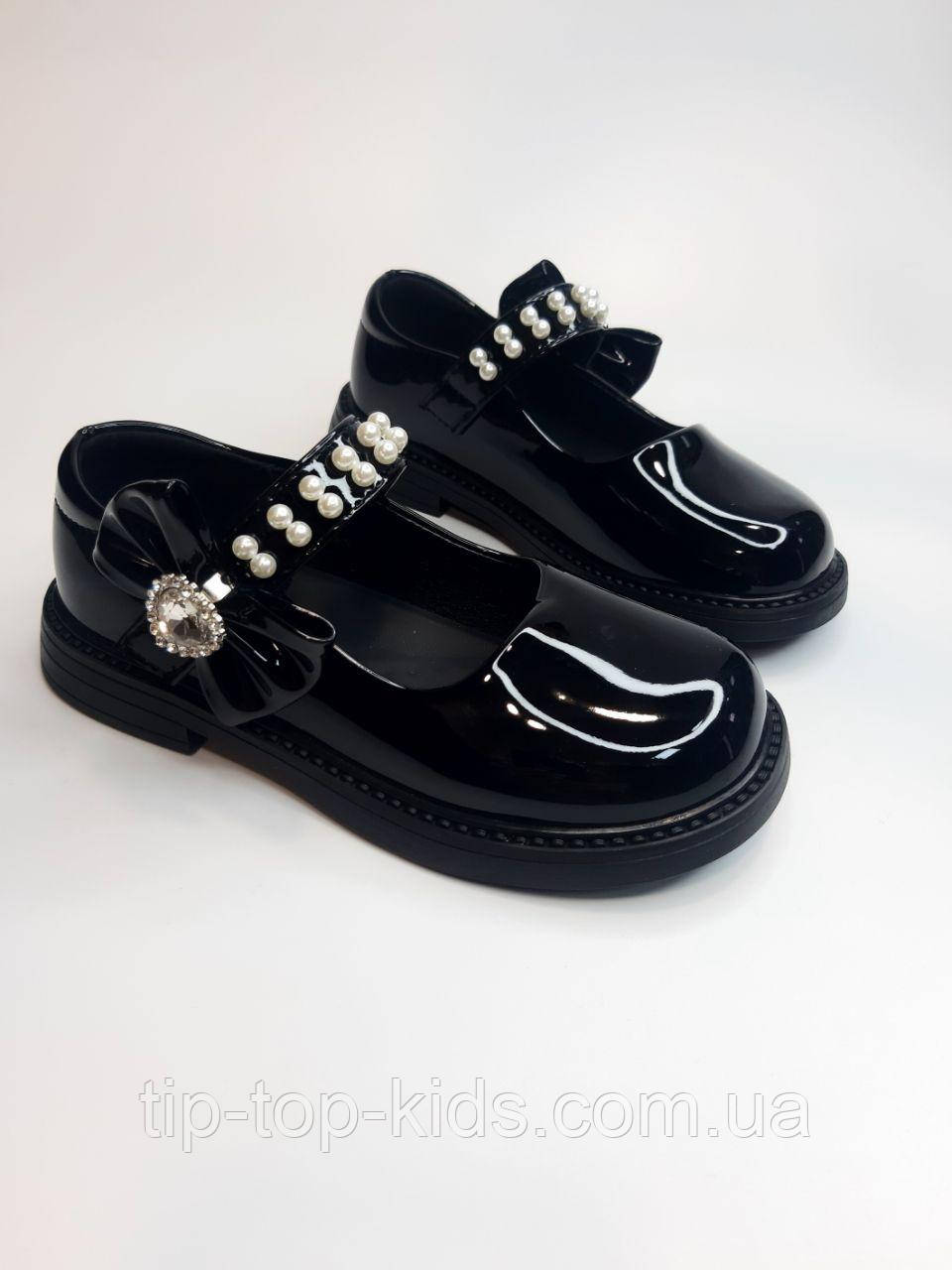 Туфлі для дівчинки Clibee 638 black чорні р.31-36, фото 1