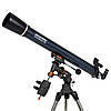 Телескоп Celestron AstroMaster 90 EQ | Рефрактор-ахромат на екваторіальному монтуванні для астрономічних і наземних спостережень, фото 6