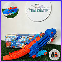 Дитяча іграшка пересувний гараж із набором машинок MH-177