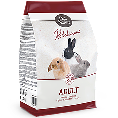 Повнораціонний суперпреміум корм для кроликів Deli Nature RODELICIOUS ADULT RABBITS 0.75 кг.