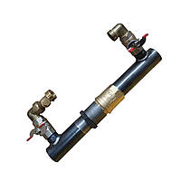 Байпас для систем опалення 40 короткий клапан (посилені крани)