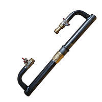 Байпас для систем опалення 40 довгий клапан (посилені крани)