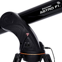 Телескоп Celestron Astro Fi 90 мм | Рефрактор на комп'ютеризованому азимутальному монтуванні з бездротовою системою керування, фото 2