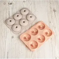 Силіконова форма для випічки Пончик(10х2)