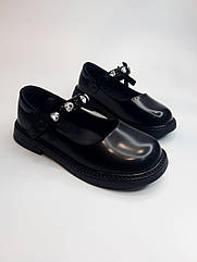 Туфлі для дівчинки Clibee 637 black чорні р.36 останні!