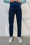 Джинси для вагітних Leyton темно-сині з потертостями, фото 5