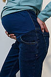 Джинси для вагітних Leyton темно-сині з потертостями, фото 6