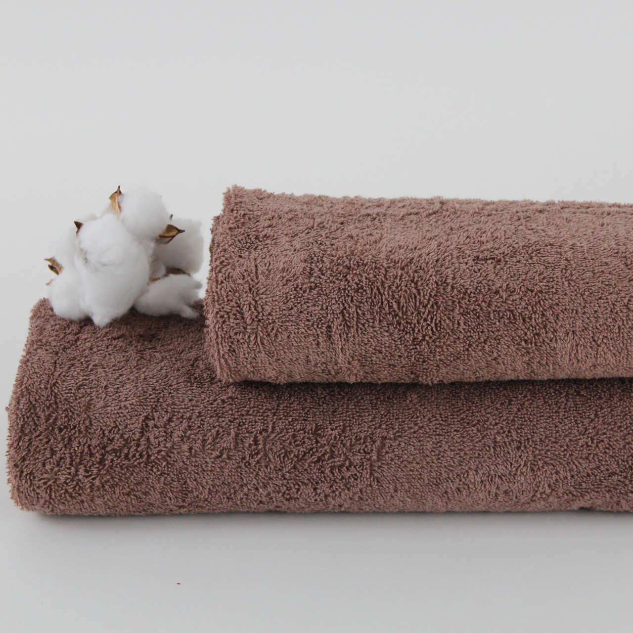 Рушник "Aurora" (450 г/м2) Milk chocolate, 70x140, фото 1