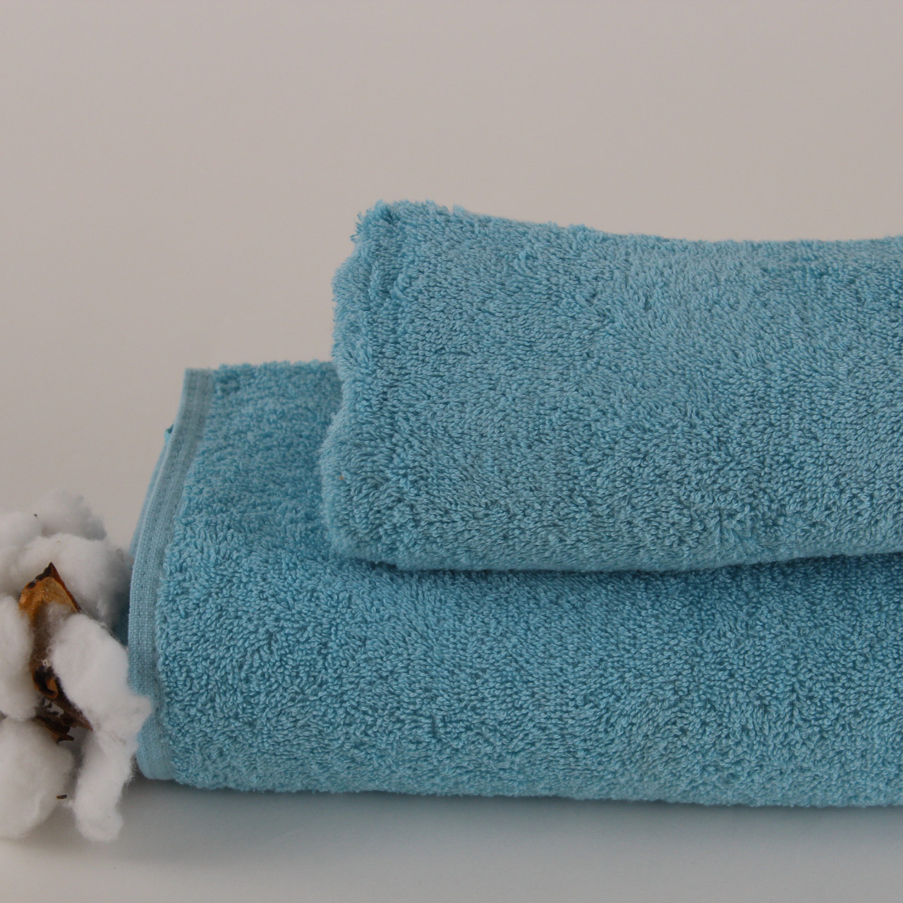 Рушник "Aurora" (450 г/м2) Light cornflower, 50x90, фото 1