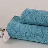 Рушник "Aurora" (450 г/м2) Light cornflower, 50x90, фото 5