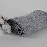 Рушник "Aurora" (450 г/м2) Light grey, 50x90, фото 4