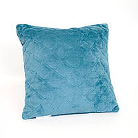 Подушка декоративна "VELOUR" Синя, 50x70