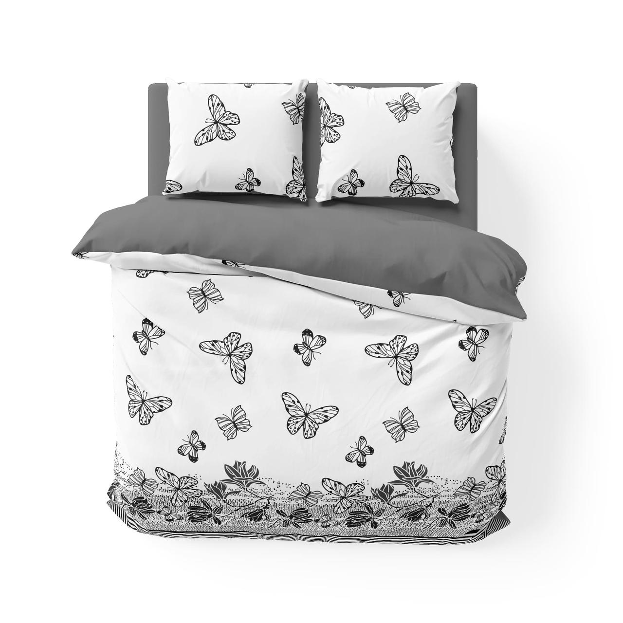 Комплект постільної білизни ТЕП "Soft dreams" Black Butterfly, полуторна, фото 1