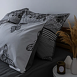 Комплект постільної білизни ТЕП "Soft dreams" Black Butterfly, полуторна, фото 5