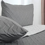 Покривало ТЕП "VINTAGE" наволочка 50*70 см Сіре/Вінтаж, 150x210, фото 4