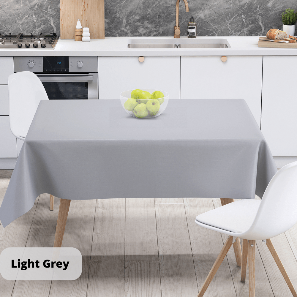 Скатертина "Aquastop" водовідштовхуюча Light Gray, 120x150, фото 1